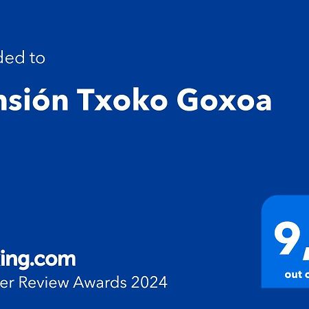 Pension Txoko Goxoa Хондарибия Екстериор снимка